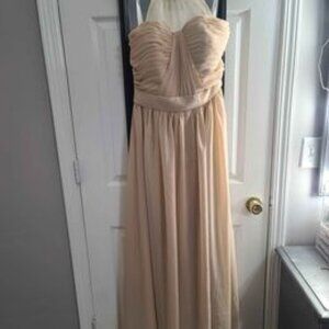 Champagne Bridesmaid/Formal Dress, Size 14, Brand New